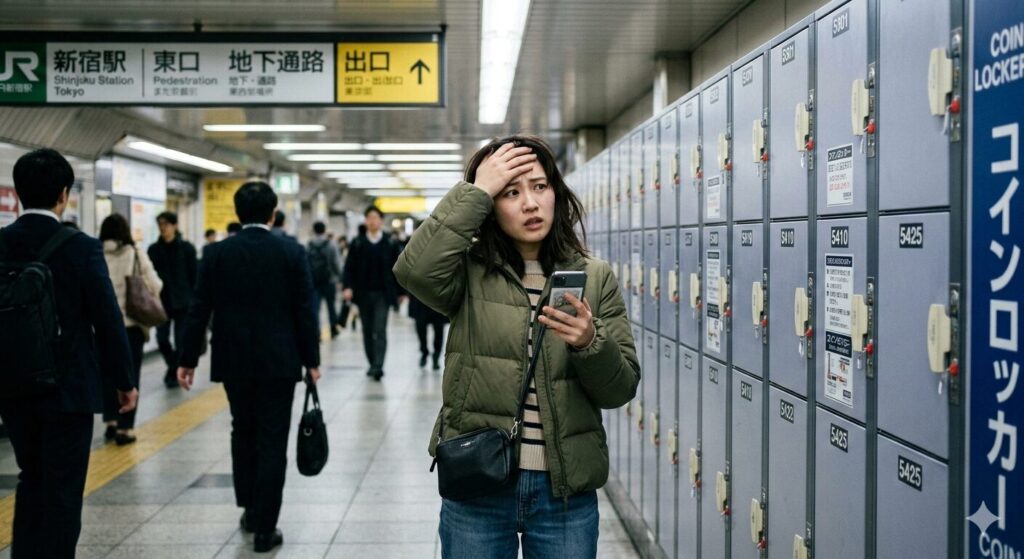 新宿駅 コインロッカー どこに預けた 忘れる