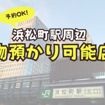浜松町駅　荷物預かり　予約　コインロッカー