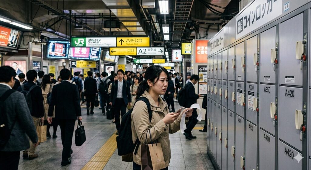 渋谷駅 コインロッカー 場所 わからない